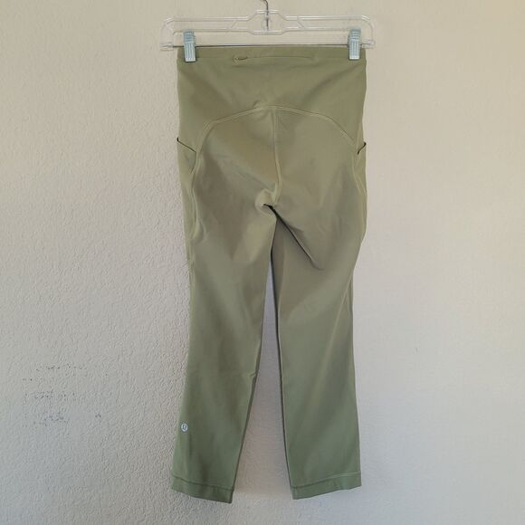 Lululemon Swift Speed HR Crop Leggings Womens 4 21" Reflective Yoga Gym W6CBKS - Picture 10 of 10